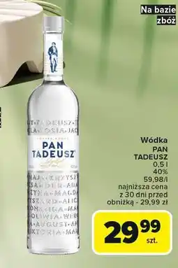 Carrefour Wódka Pan Tadeusz oferta