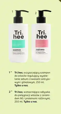 Rossmann Odżywka do włosów wzmacniająca Tri.hee oferta