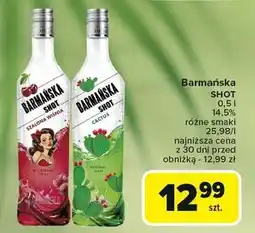 Carrefour Wódka 14.5% Barmańska Szalona Wiśnia oferta