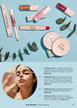 Rossmann Dwustronny produkt do pełnego makijażu ust z ekstraktem nasion kawy Aa Wings Of Color Ciao Bella oferta