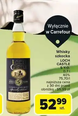 Carrefour Whisky Loch Castle 5 Yo oferta