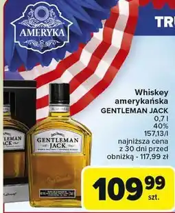 Carrefour Whiskey kartonik Jack Daniel's Gentleman oferta
