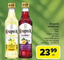 Carrefour Wódka Krupnik Śliwkowy oferta