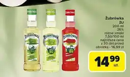 Carrefour Wódka Żubrówka Limonka Wiśnia oferta