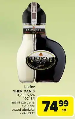 Carrefour Likier Sheridan's Coffee oferta