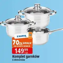 E.Leclerc Kpl. garnków nierdzewnych oferta