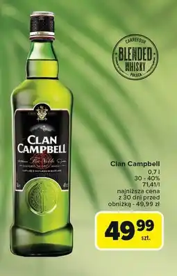 Carrefour Whisky Clan Campbell oferta