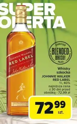 Carrefour Whisky Johnnie Walker Red Label oferta