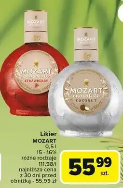 Carrefour Likier Mozart Chocolate Coconut oferta