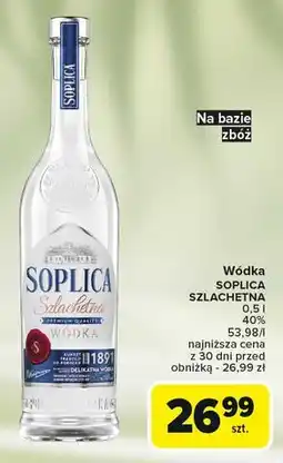 Carrefour Wódka Soplica Szlachetna oferta