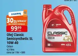 E.Leclerc Olej półsyntetyczny 10w-40 Orlen Platinum Classic oferta
