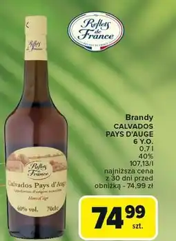 Carrefour Brandy Calvados Pays D'auge oferta