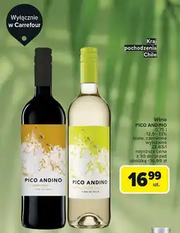 Carrefour Wino Pico Andino Carmenere oferta