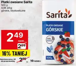Delikatesy Centrum Płatki owsiane Sarita oferta