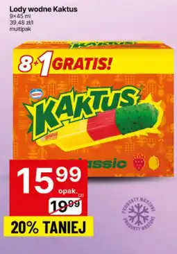 Delikatesy Centrum Lody wodne Kaktus oferta