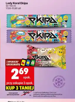 Delikatesy Centrum Lody Koral Ekipa oferta