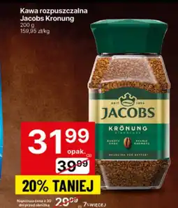 Delikatesy Centrum Kawa rozpuszczalna Jacobs Kronung oferta