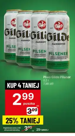 Delikatesy Centrum Piwo Gilde Pilsner oferta