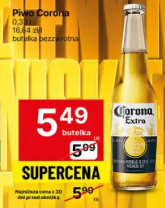 Delikatesy Centrum Piwo Corona oferta