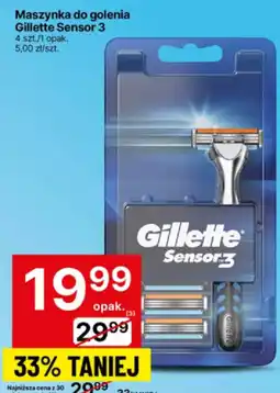 Delikatesy Centrum Maszynka do golenia Gillette Sensor 3 oferta