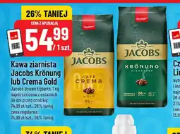 Polomarket Kawa ziarnista Jacobs Krönung lub Crema Gold oferta
