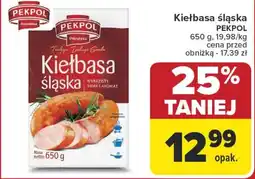 Carrefour Market Kiełbasa śląska PEKPOL oferta