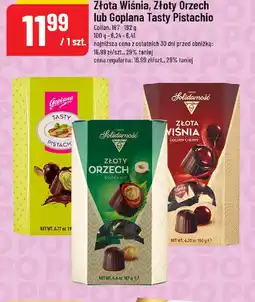 Polomarket Czekoladki Solidarność Złota Wiśnia, Złoty Orzech lub Goplana Tasty Pistachio oferta