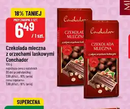Polomarket Czekolada mleczna z orzechami laskowymi Conchador oferta