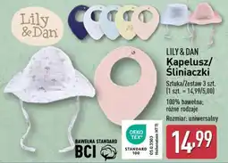 ALDI LILY & DAN Kapelusz/Śliniaczki oferta