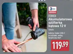 ALDI FERREX Akumulatorowa szlifierka kątowa 12 V oferta