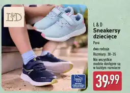 ALDI L & D Sneakersy dziecięce oferta