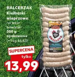 Kaufland BALCERZAK Kiełbaski wieprzowe na wzór bawarski oferta