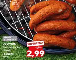 Kaufland OLEWNIK Kiełbasa z nutą cebuli i bekonu 100 g oferta