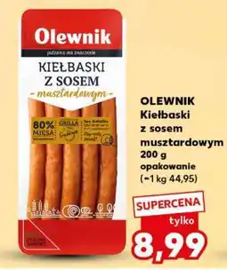 Kaufland OLEWNIK Kiełbaski z sosem musztardowym oferta