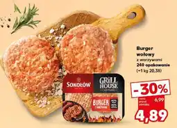 Kaufland Burger wołowy z warzywami 240 opakowanie oferta