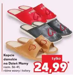 Kaufland Kapcie damskie na Dzień Mamy oferta