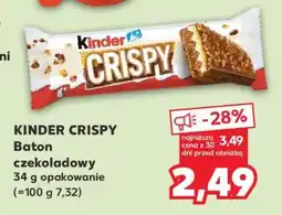 Kaufland Kinder Crispy oferta