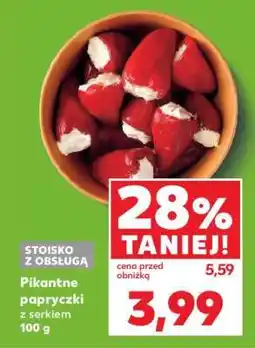 Kaufland Pikantne papryczki z serkiem 100 g oferta