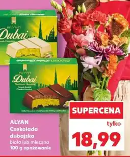 Kaufland ALYAN Czekolada dubajska biała lub mleczna oferta