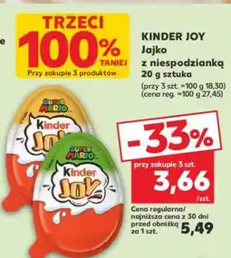Kaufland Kinder Joy oferta