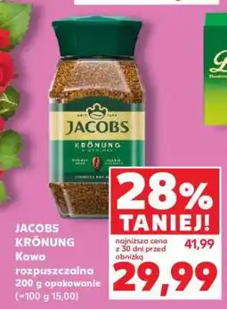 Kaufland JACOBS KRÖNUNG Kawa rozpuszczalna 200 g opakowanie oferta