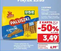 Kaufland LAJKONIK Paluszki junior lub klasyczne 300/280 g opakowanie oferta