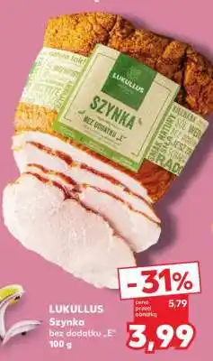 Kaufland LUKULLUS Szynka bez dodatku E 100 g oferta