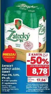 Kaufland ŽATECKÝ SVĚTLÝ LEŽÁK, ČERNÝ oferta