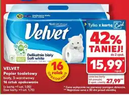 Kaufland Velvet papier toaletowy oferta