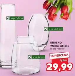 Kaufland KROSNO Wazon szklany oferta