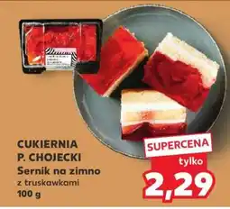 Kaufland Sernik na zimno z truskawkami oferta