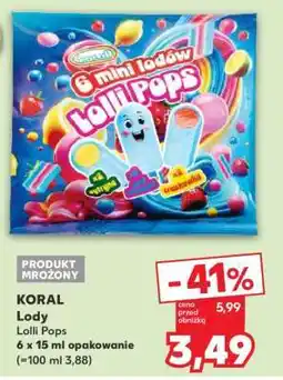 Kaufland Lody Lolli Pops oferta
