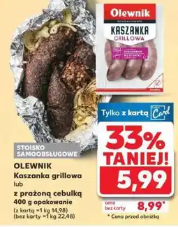 Kaufland OLEWNIK Kaszanka grillowa oferta