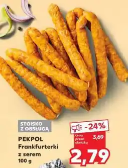 Kaufland PEKPOL Frankfurterki z serem 100 g oferta
